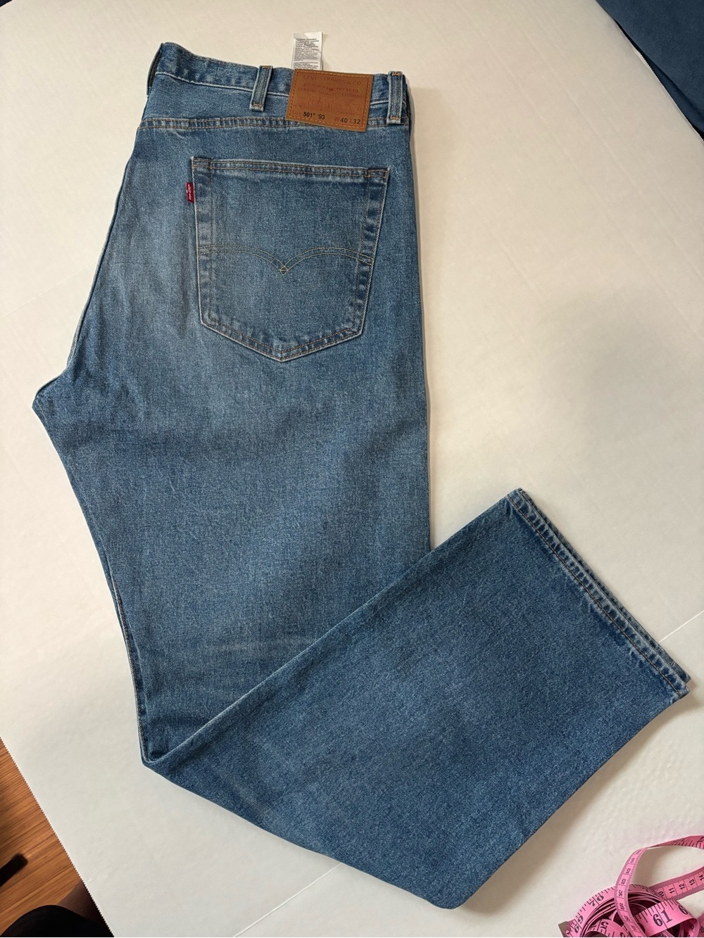 Levi’s 501 ’93 Men’s W40 L32 Medium Wash Straight Leg Jeans NWOT